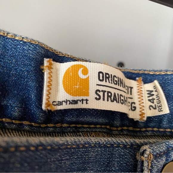 Carhartt Women's Original Fit straight leg Blaine Jean size 24W Regular NEW - Picture 6 of 8
